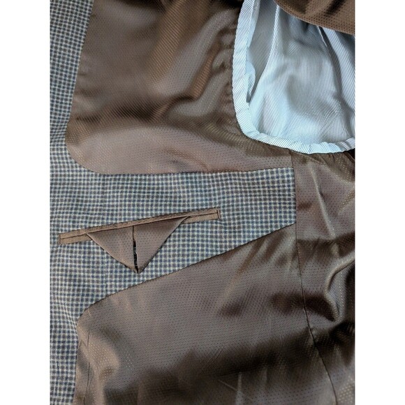 Michael Kors Blazer Jacket Mens Sz 44R Gingham Single Breasted - Picture 10 of 10